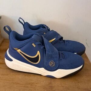 Nike Kids Sneakers in Blue and Gold